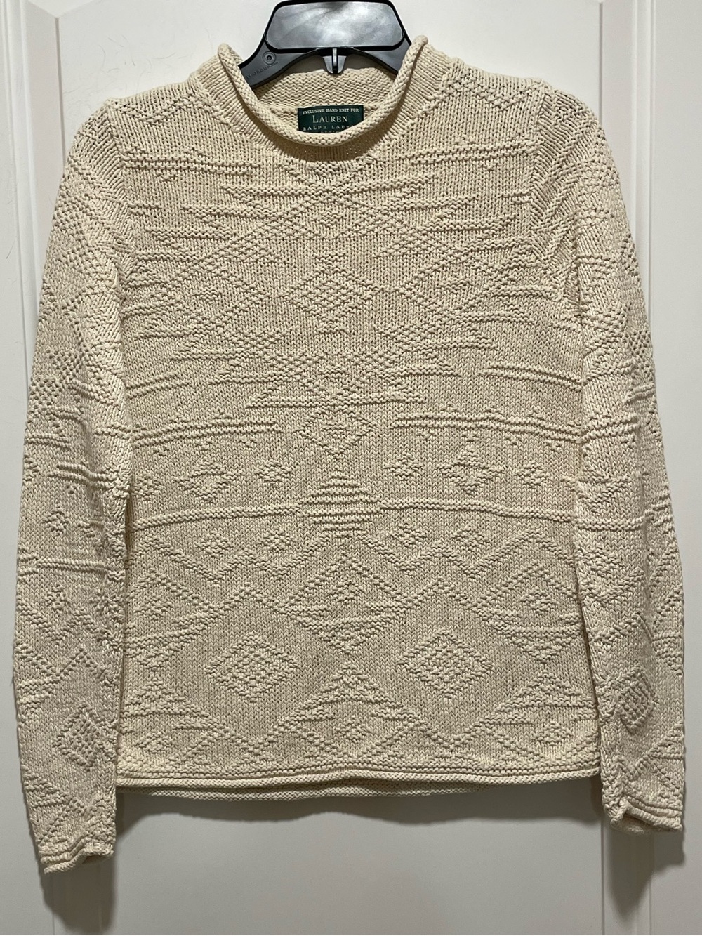 Vintage Ralph Lauren Gorgeous Sz Small Petite Silk Linen Blend Cream Exclusive!